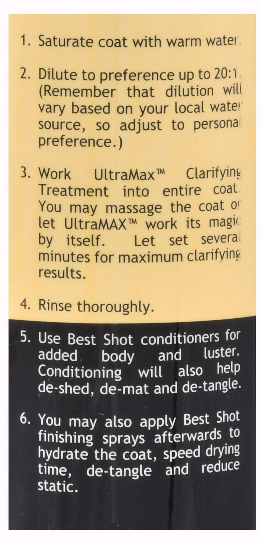 Best Shot UltraMAX Pro Clarifying Shampoo