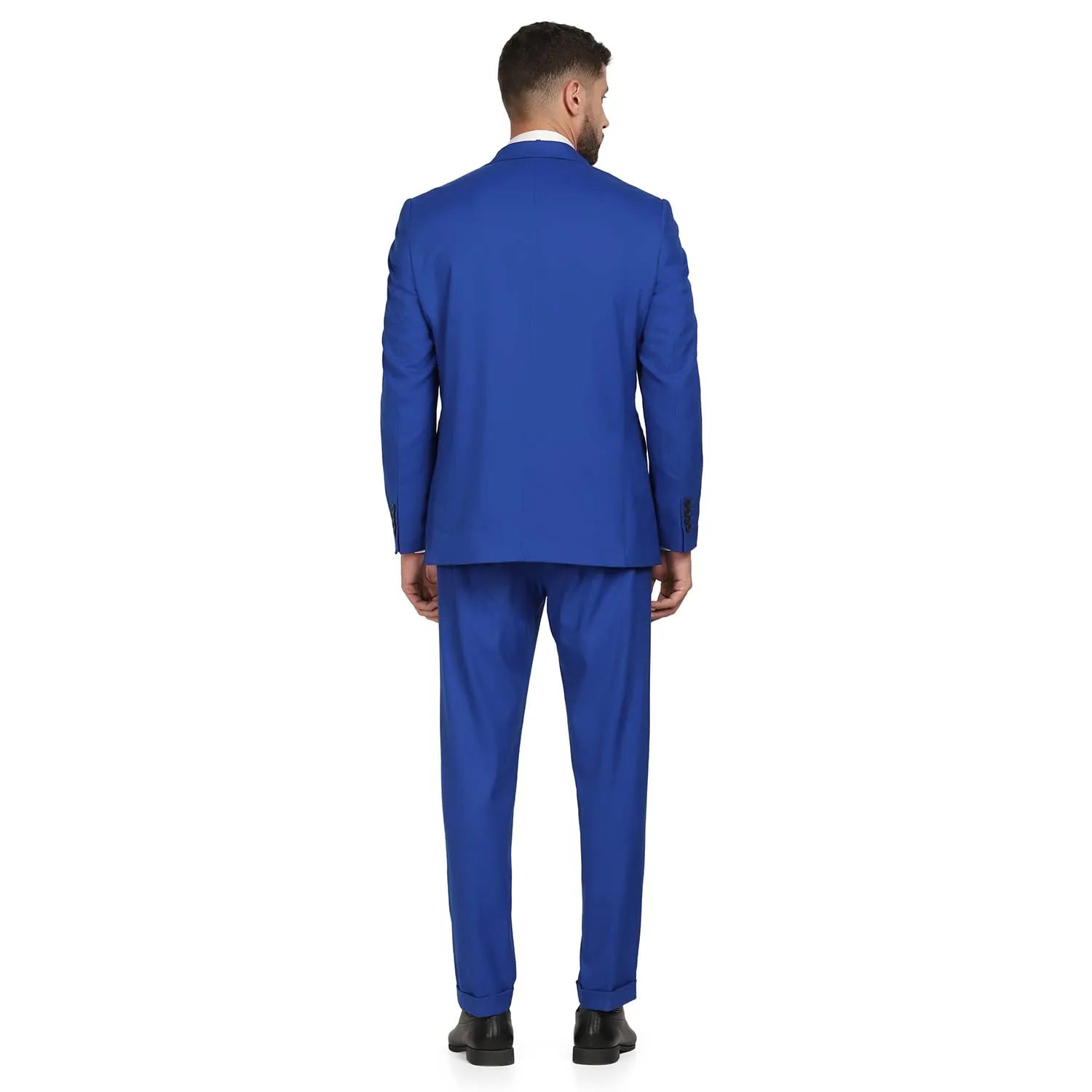 blackberrys Men's 2 Piece Slim Fit Suits Royal Blue