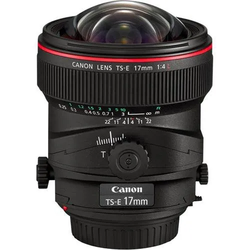 Canon Ts-E 17mm F/4L Tilt-Shift Lens for Canon 6D, 5D Mark IV, 5D Mark III, 5D Mark II, 6D Mark II, 5Dsr, 5Ds, 1Dx, 1Dx