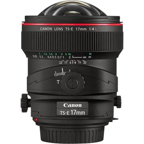 Canon Ts-E 17mm F/4L Tilt-Shift Lens for Canon 6D, 5D Mark IV, 5D Mark III, 5D Mark II, 6D Mark II, 5Dsr, 5Ds, 1Dx, 1Dx