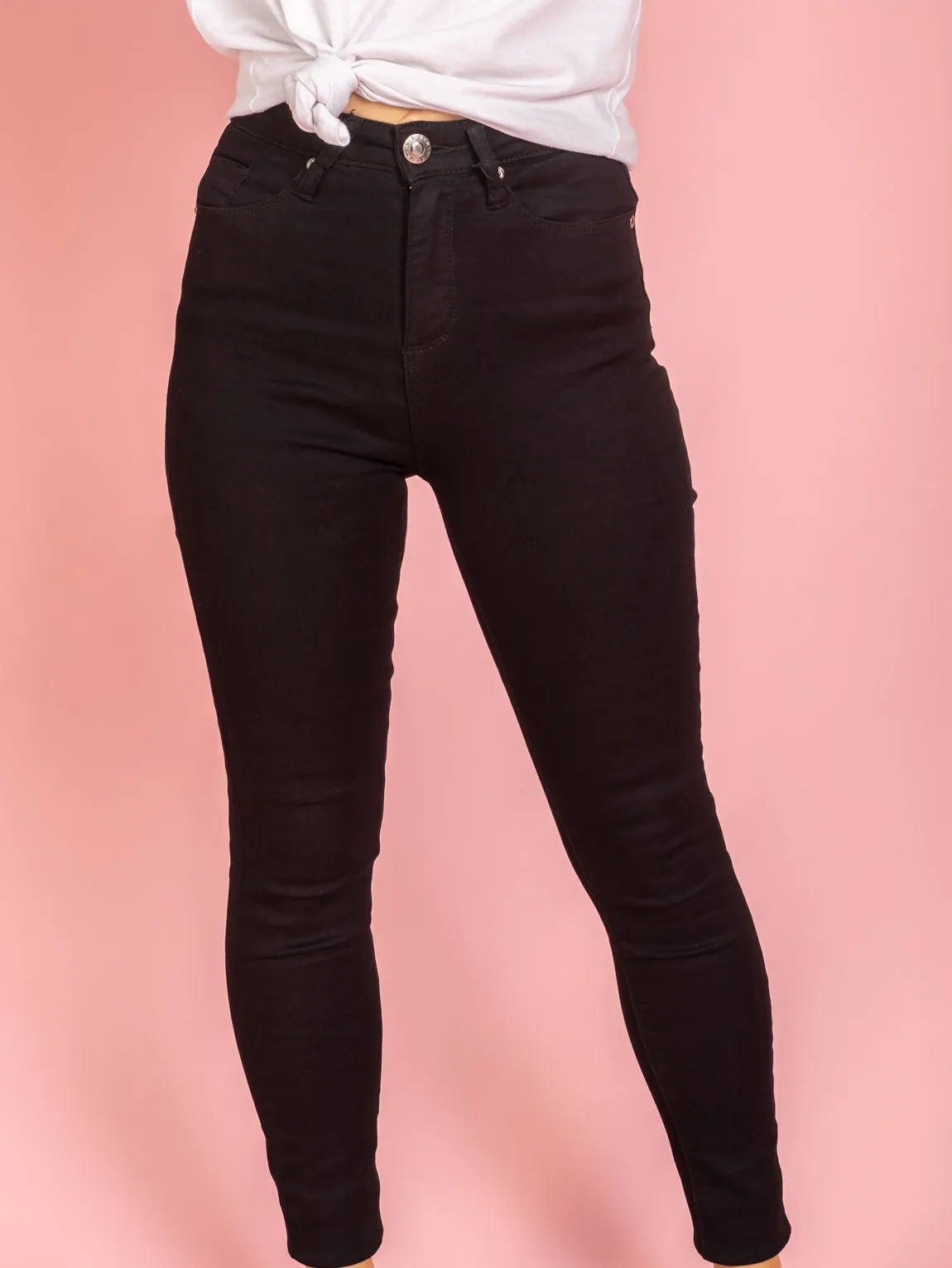 Charley High Waisted Denim - Black