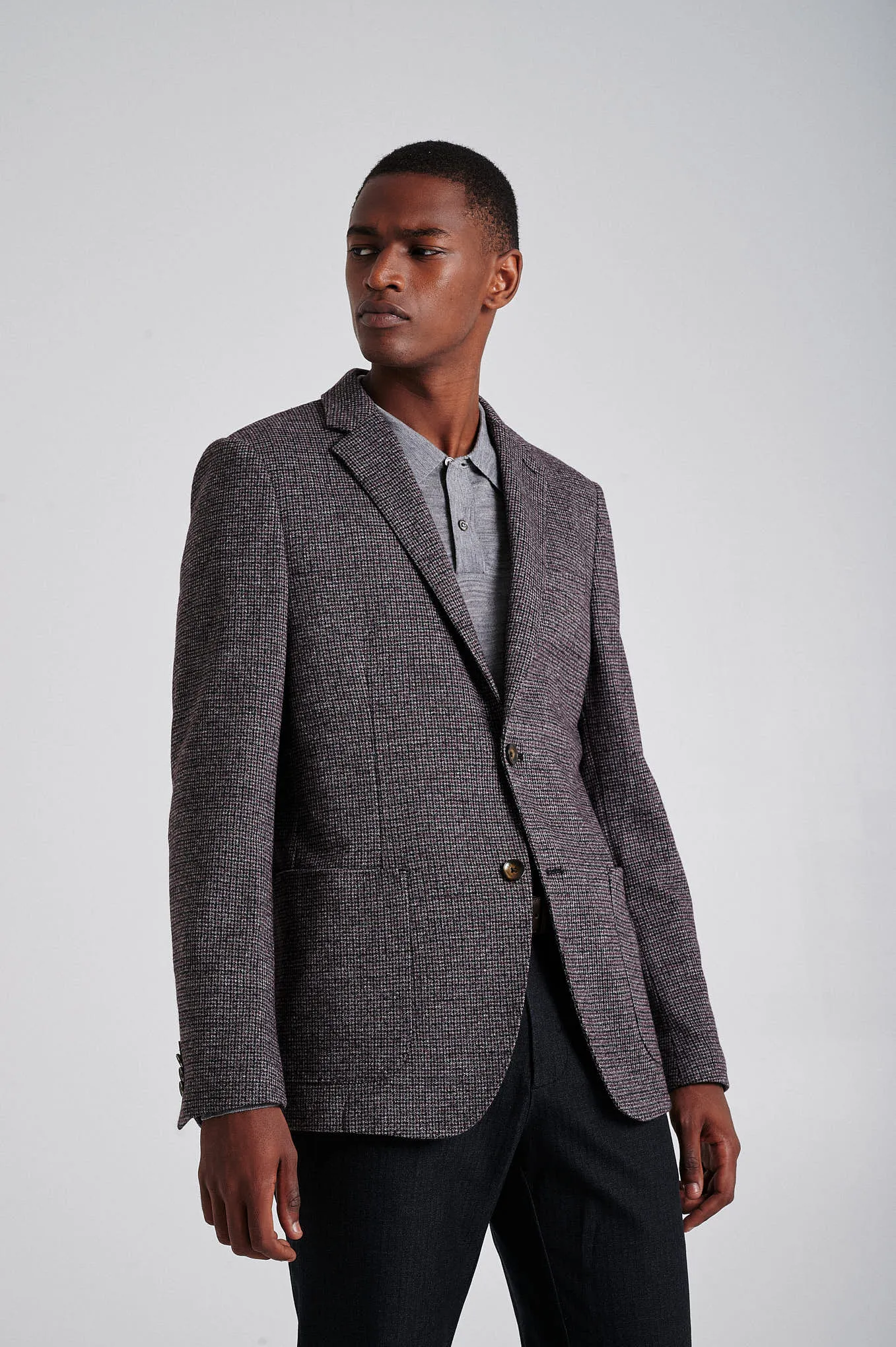 Deconstructed Comfy Jersey Blazer