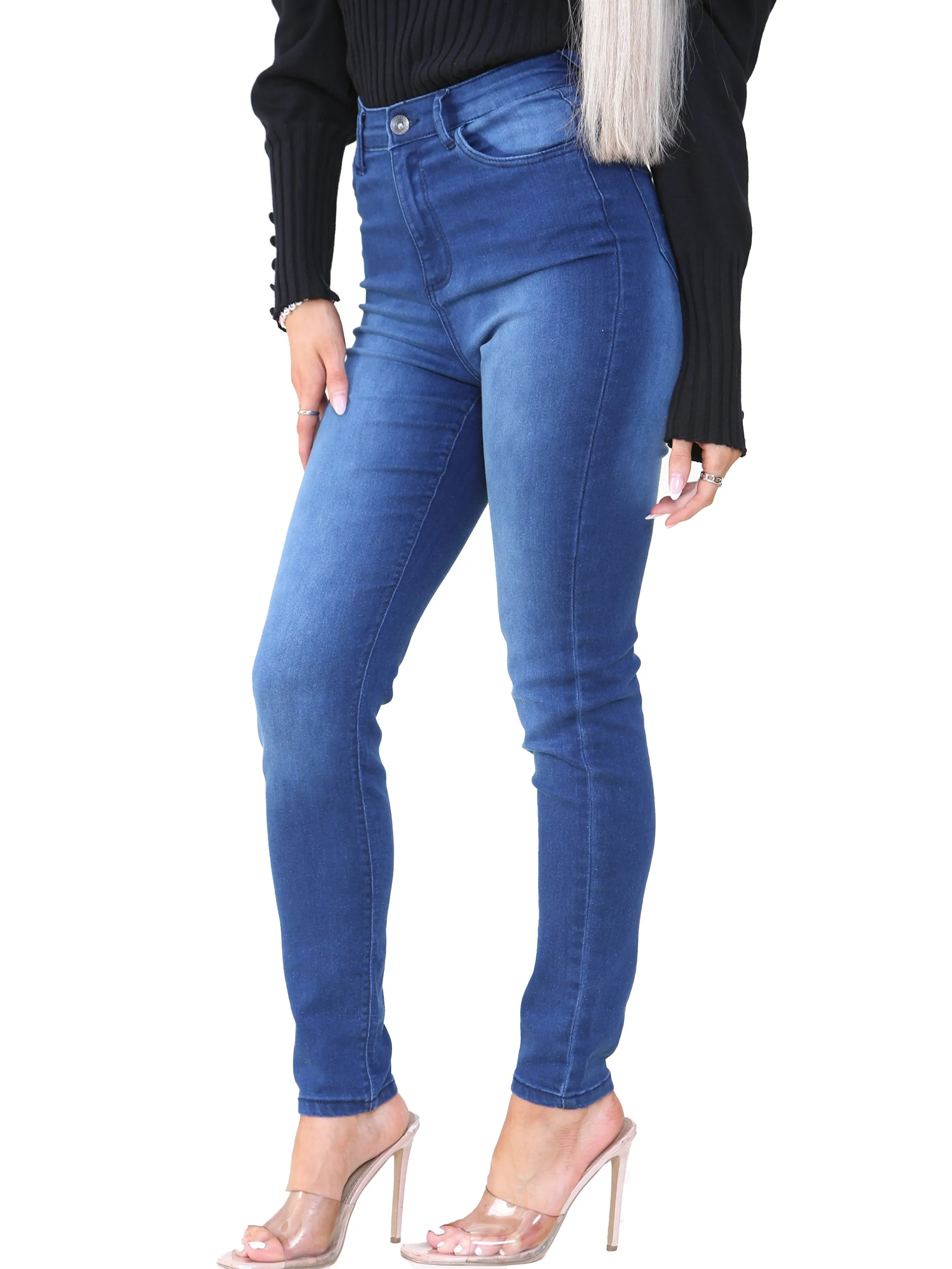 Enzo | Womens Skinny Stretch Jeans