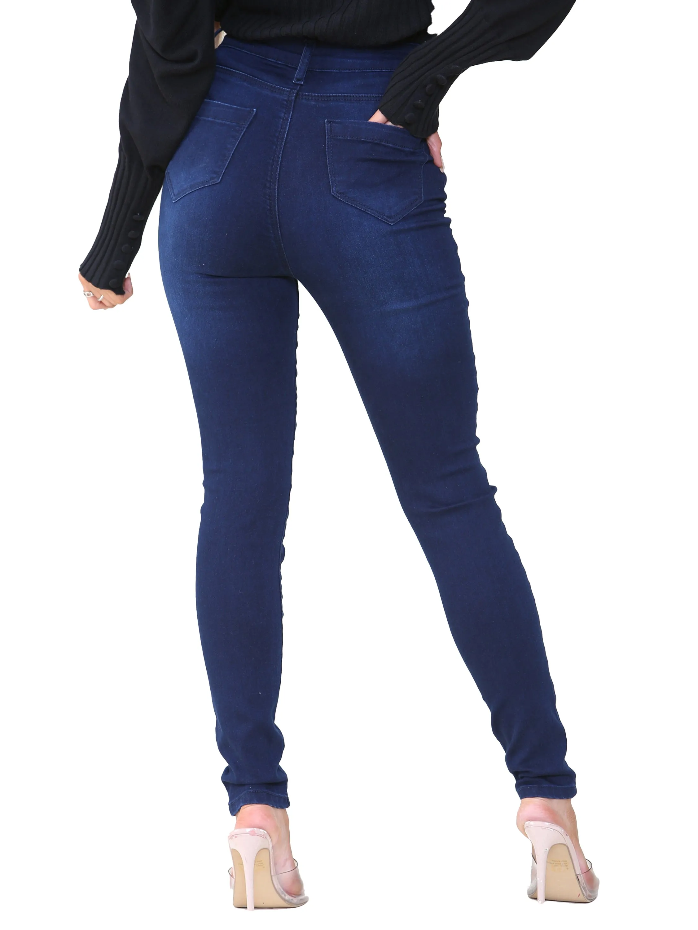 Enzo | Womens Skinny Stretch Jeans