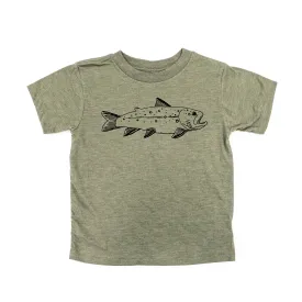 Hand Drawn Brook Trout - Child Shirt