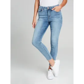 JJ Skinny Mid Rise Ankle Jeans