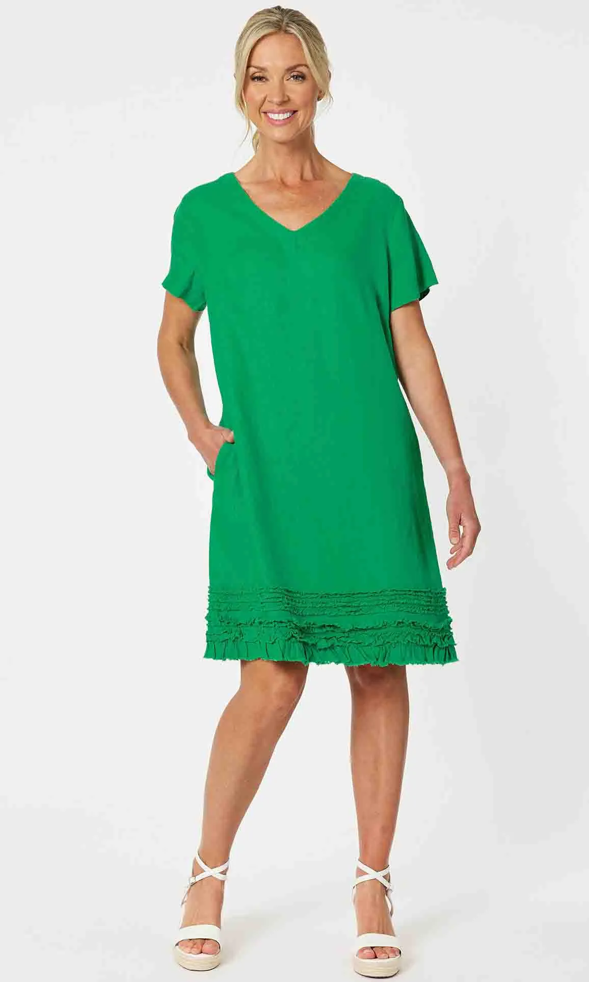 Linen Shift Dress Chic, More Colours