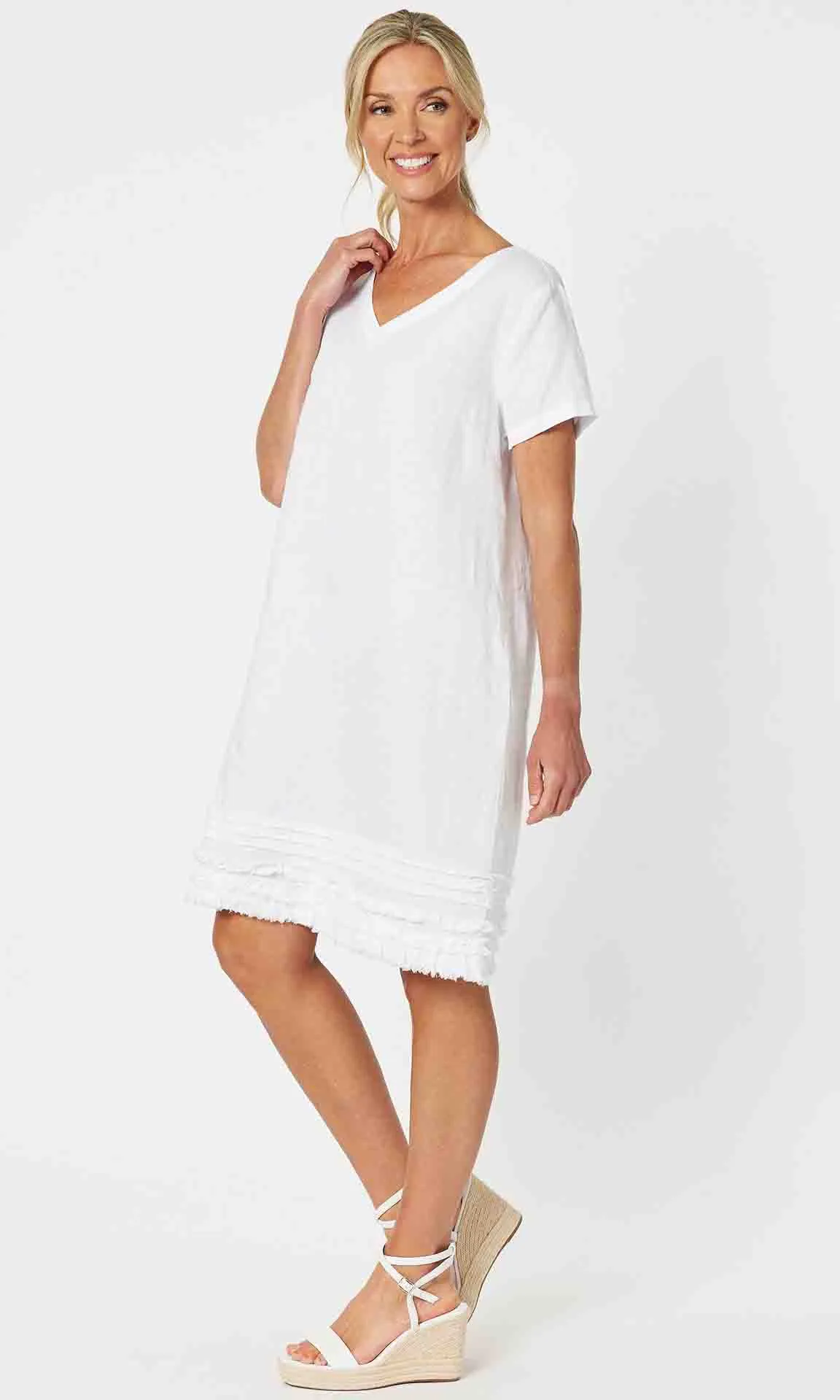 Linen Shift Dress Chic, More Colours