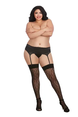 Luscious Leopard Thighs- Fishnet Leopard Thigh Highs