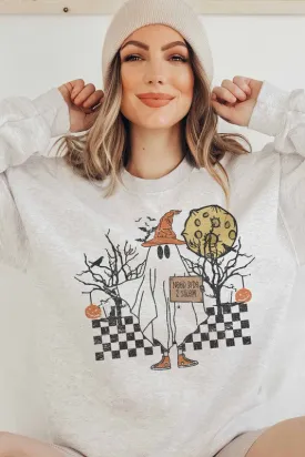 NEED RIDE TO SALEM GRAPHIC SWEATSHIRT PLUS SIZE