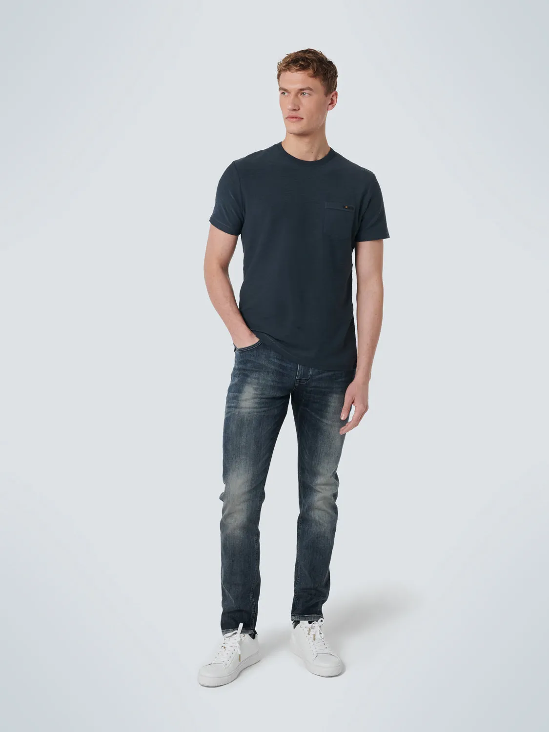 No Excess Jean Tapered 712: Grey Denim