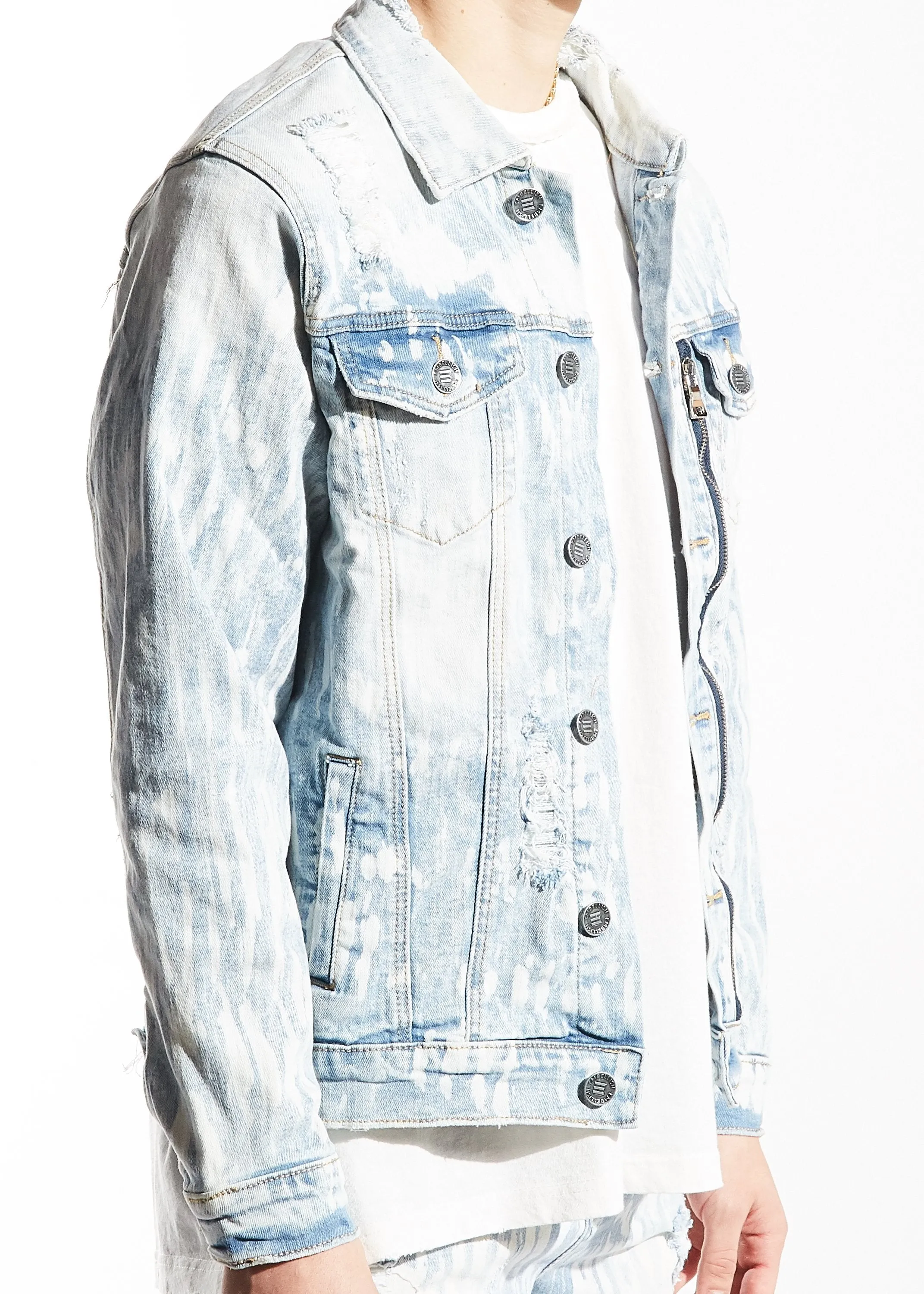 Peterson Jacket (Light Blue Bleach)