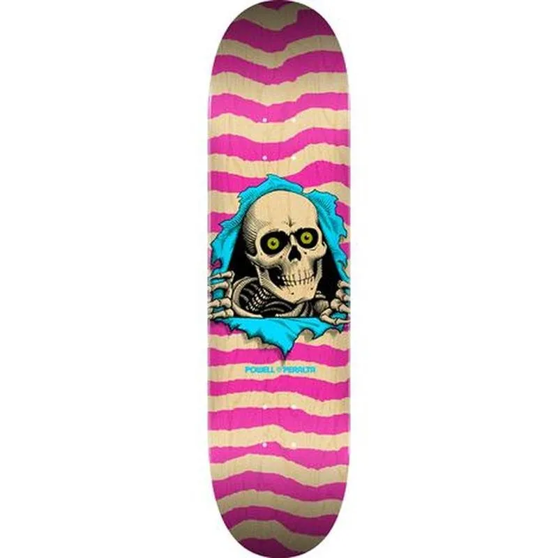 Powell Peralta 8.5" x 32" Ripper Natural Pink Skateboards Deck