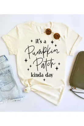 PUMPKIN PATCH DAY GRAPHIC T SHIRT