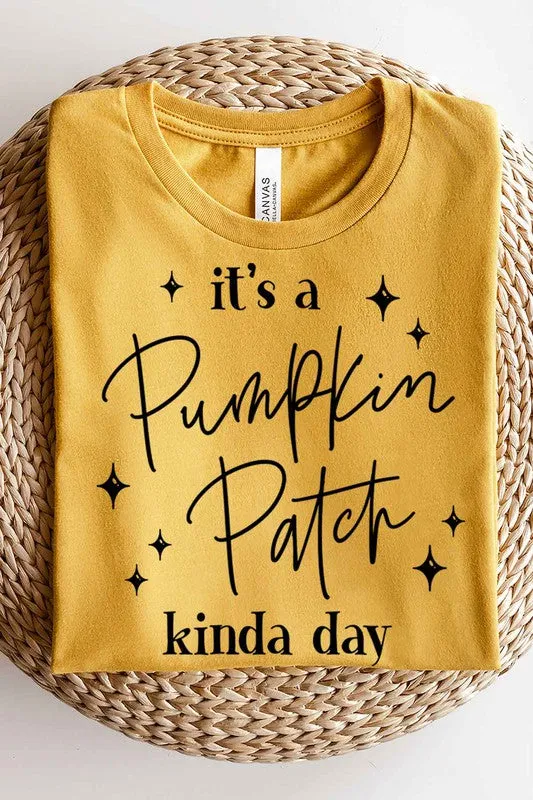 PUMPKIN PATCH DAY GRAPHIC T SHIRT