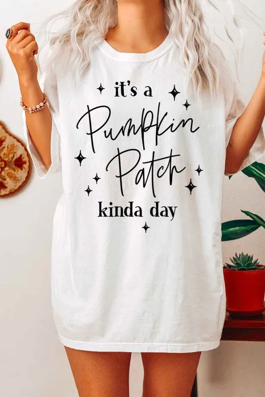 PUMPKIN PATCH DAY GRAPHIC T SHIRT