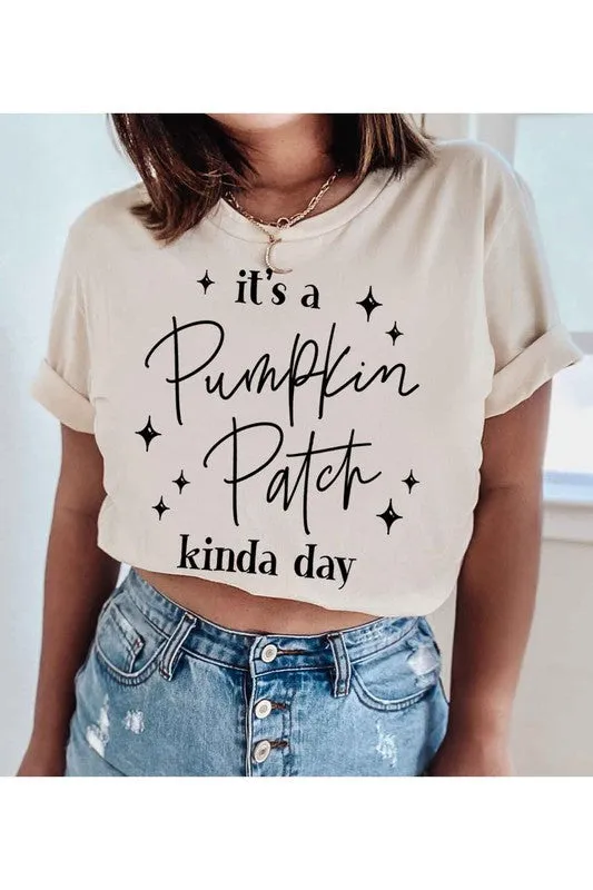 PUMPKIN PATCH DAY GRAPHIC T SHIRT