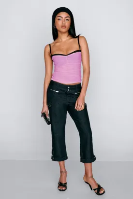 RENZO TUBE TOP - VIOLET