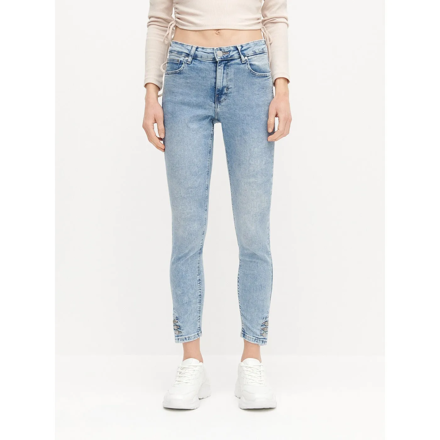 Rsvd Light Blue Slim Skinny Jeans