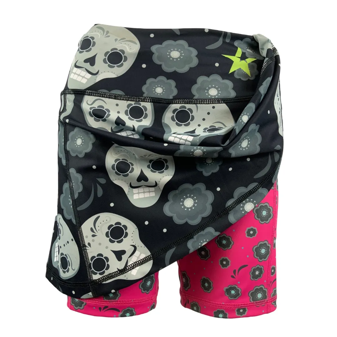 Sale Skort | Black Skulls