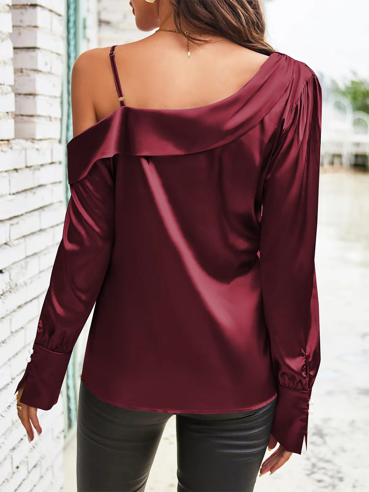 Satin Silk Tops