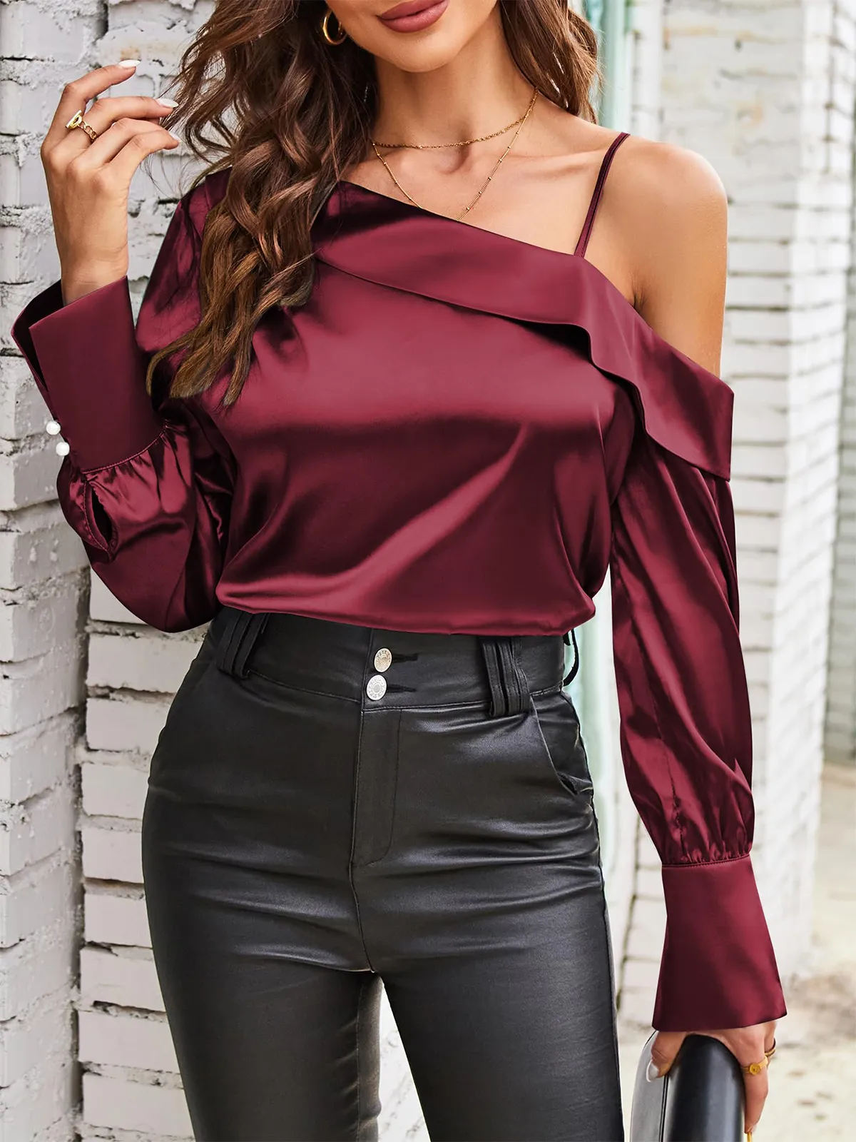 Satin Silk Tops