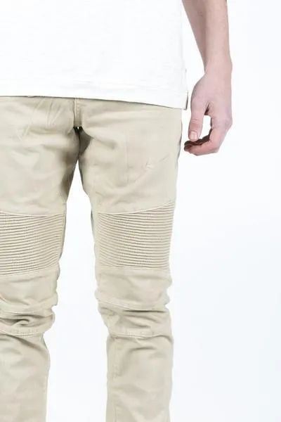 Spencer Biker Denim (Khaki)