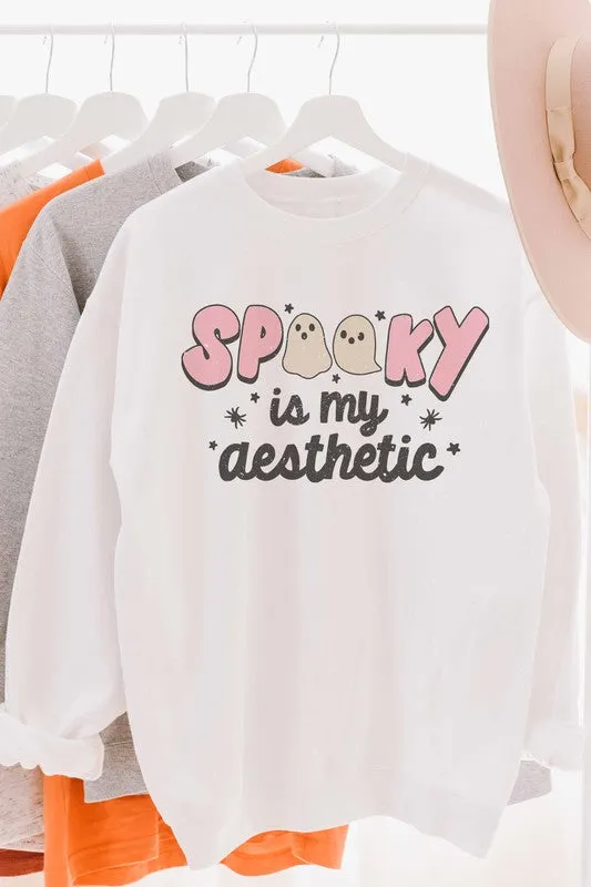 SPOOKY IS MY AESTHETIC SWEATSHIRT PLUS SIZE