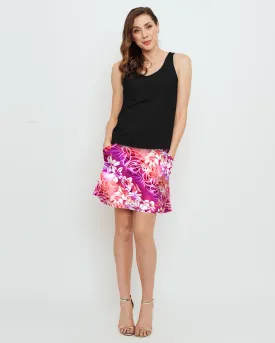 Tenerife Skort in Pink Belles Fleur