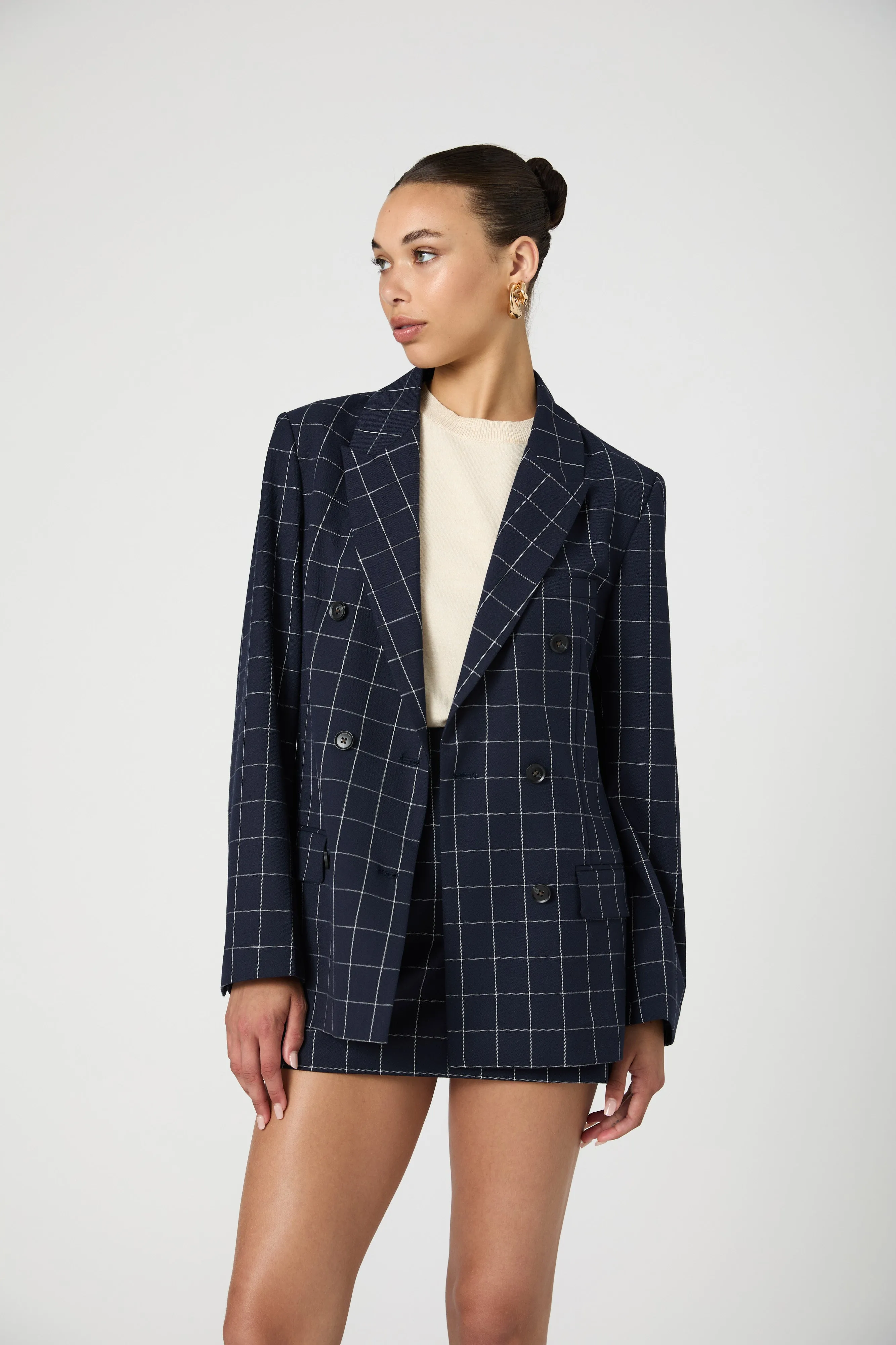 Window Pane Check Jacket